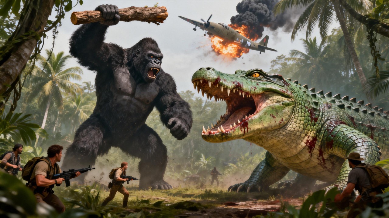 Bigfoot | Самые сильные монстровые фильмы Kaiju | Бесплатные фильмы YouTube английский 4K