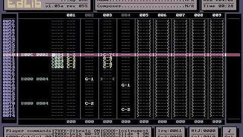 Edlib trick to get double speed and macro sounds - FM-YAM - C64