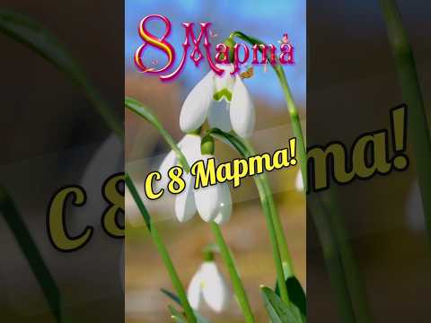 Поздравление с 8 Марта! Музыкальная открытка на 8 Марта для вас!