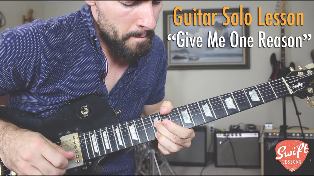 Chords for Guitar Solo Lesson - Tracy Chapman "Give Me One Reason&...