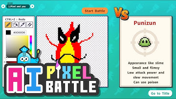 AI Pixel Battle - Gameplay Video