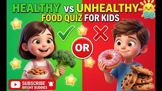 Healthy vs. Unhealthy Food Quiz! 🥦🍕 | Can You Guess Them All?