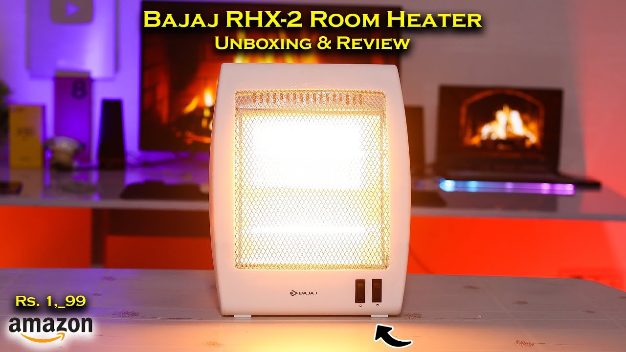 Bajaj RHX 2 800 Watt Room Heater Unboxing u0026 Quick Review - Best Budget Electric  Room Heater🔥 - YouTube