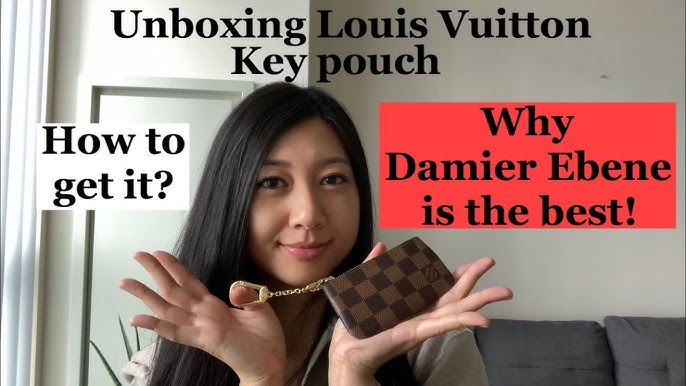 *BRAND NEW - AUTHENTIC* LOUIS VUITTON Key Pouch Cles Damier Ebene N62658 NWT