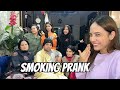 Smoking prank with my family  sistrology fatima faisal