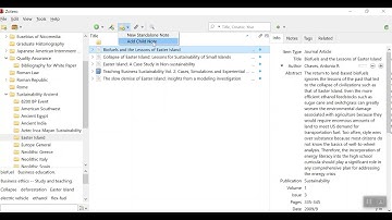 how to add notes and tags to Zotero