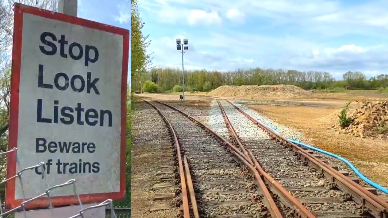 Stoneham Level Crossing and Abandoned Quarry Railway!