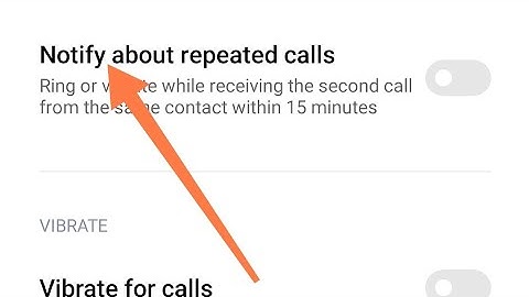 How to on off Notify about repeated calls in Redmi note 11 , Notify about repeated calls ko kaise on