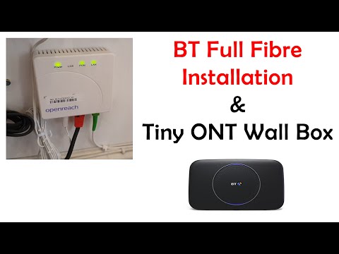 BT Full Fibre Installation - New Tiny ONT Wall Box for FTTP