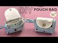 DIY POUCH BAG | วิธีทำกระเป๋าถือใบเล็กแบบง่ายๆ