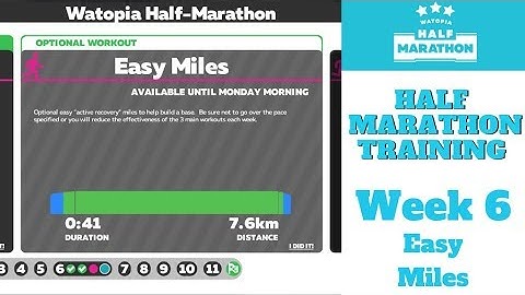 Zwift Running LIVE | Half Marathon Training