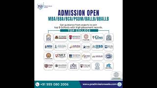 Admissions Open 2026 – MBA | PGDM | BBA | BCA | BA LLB | BBA LLB