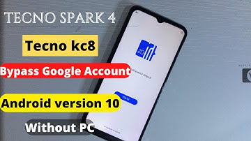 Tecno KC8 | Tecno Spark 4 Bypass Google Account Frp Solution Android 10 New Method Without PC
