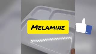 High Quality And Thickness Melamine Plate with 3 partition.
