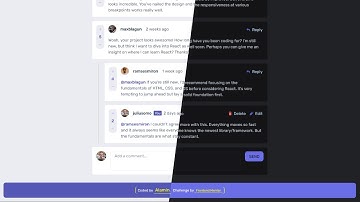 Nested Comment Section | MVC pattern | Frontend Mentor | CodeWithAlamin #frontendmentor #css
