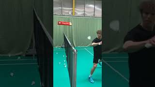 badminton trick shot drop #badminton #shorts
