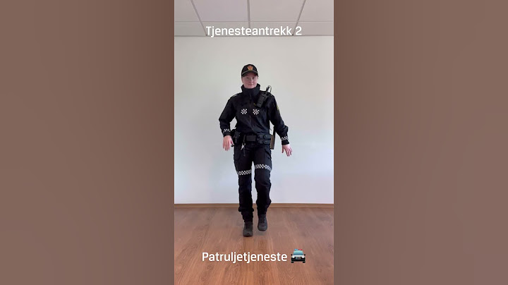 Politiet har mange ulike uniformer!