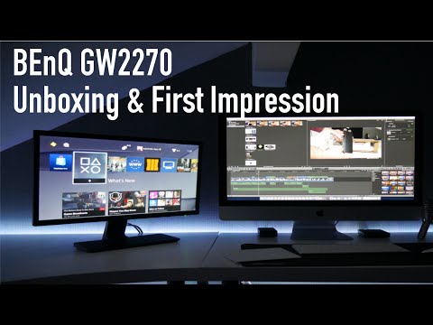 BenQ GW2270 Monitor Unboxing & First Impression