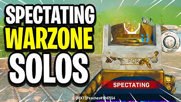 SPECTATING Random Players in WARZONE SOLOS | Warzone Tips & Tricks #1