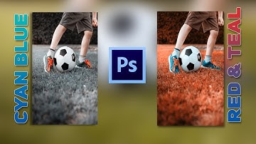 Cyan Blue & Red-Teal Orange Color Grades | Free Photoshop Action Pack