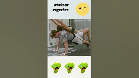 #fitness motivation #Workout together #couples challenge #push up #shorts