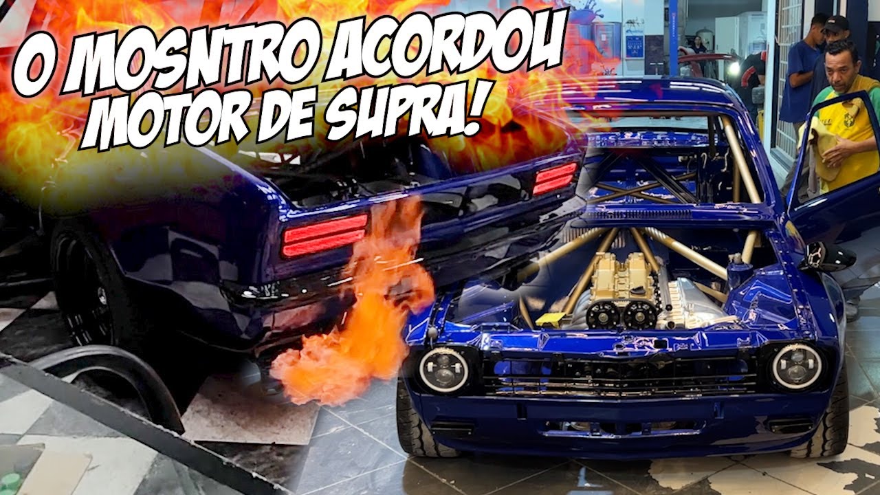 GASTOU MAIS DE 200 MIL? CHEVETTE COM MOTOR SUPRA CUSPINDO FOGO!