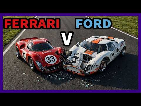 FERRARI v FORD - Legend vs Legend CRASH TEST Compilation (BeamNG)