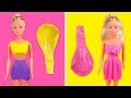 BARBIE DRESSES WITH BALLOONS 🎈❓👗 DIY in Funny Stories