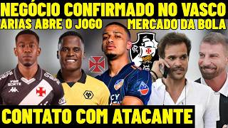 Urgente Negócio Confirmado No Vasco Diniz Fazendo Contato Com Atacante John Arias Abre O Jogo E