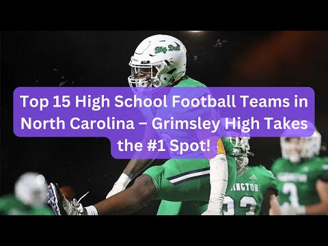 North Carolina High School Football Rankings