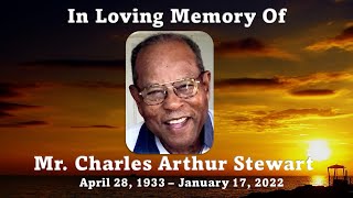 Mr. Charles Arthur Stewart - Celebration of Life
