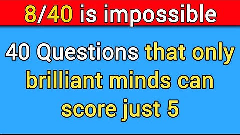 CAN YOU SCORE ABOVE 5 IN THIS QUIZ? ONLY SENIORS WITH BRILLIANT MINDS CAN! #quiz 253