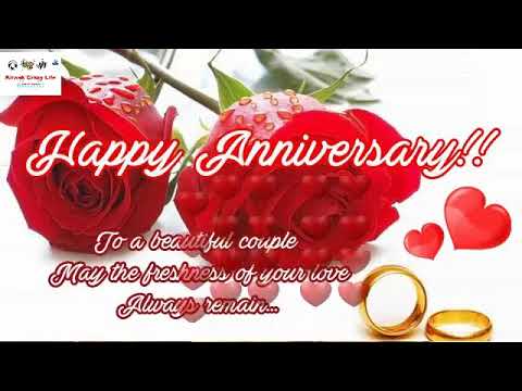 Special For Happy Anniversary For Couple And Love Birds Youtube