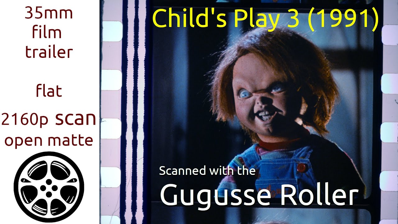 Child's Play 3 (1991) 35mm film trailer, flat open matte, 2160p