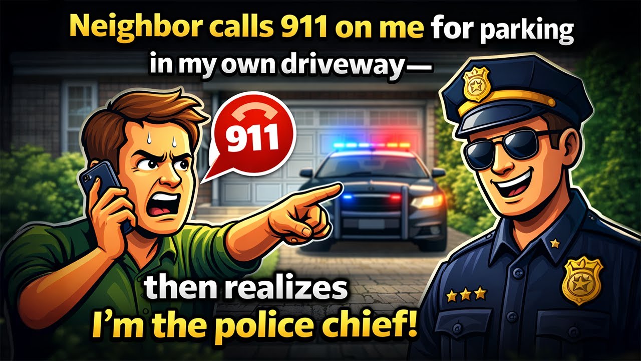 Neighbor’s 911 call backfires when she realizes I’m the police chief!