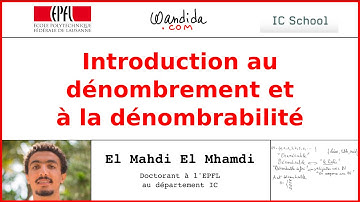 Introduction au dénombrement et à la dénombrabiilité | El Mahdi El Mhamdi