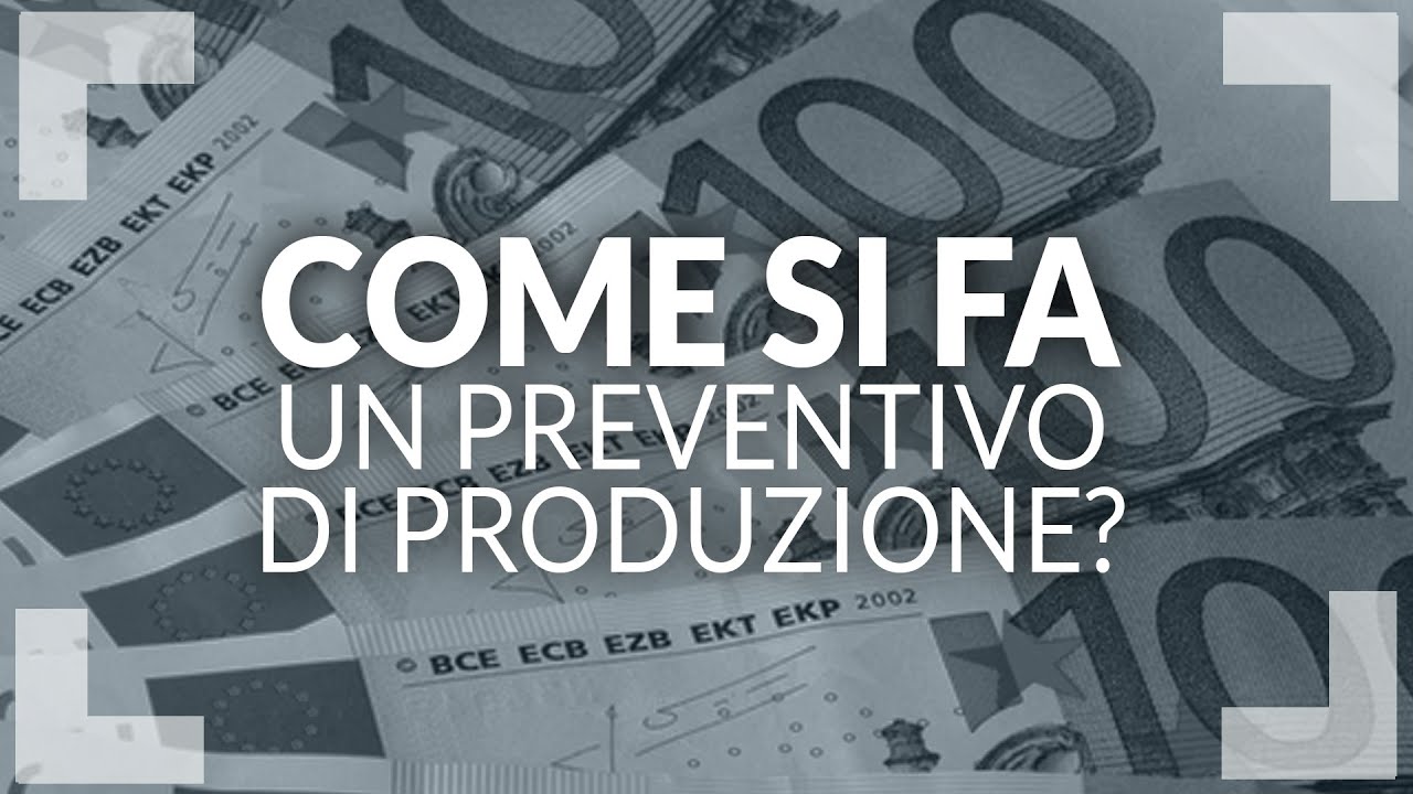 Come si fa un preventivo di produzione? youtube Come fare un preventivo di giardinaggio