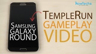 Samsung Galaxy Round Temple Run 2 game play video