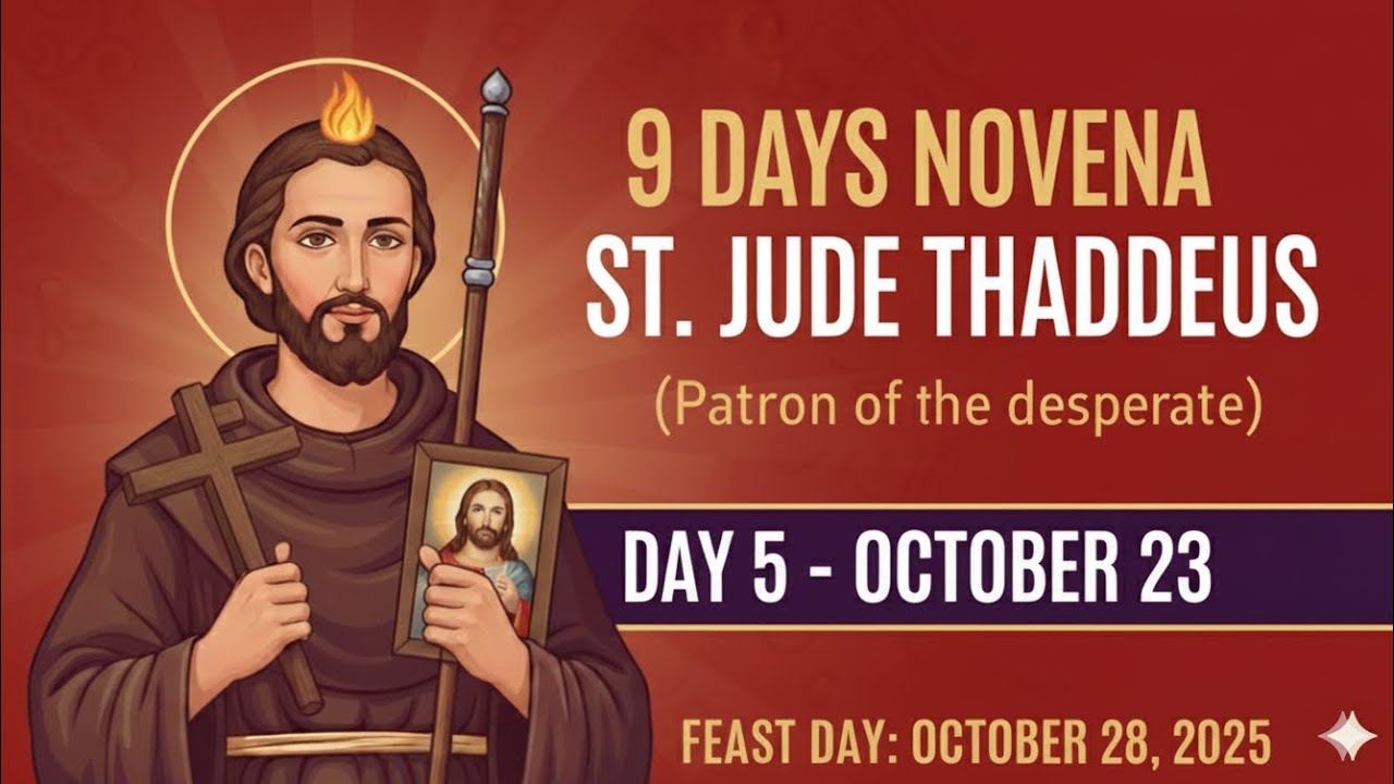 🙏 Новена Святого Иуды – День 5 | Чудотворная молитва за безнадежных, больных и нуждающихся (23 ок...