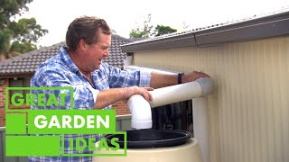 How to Install a Water Tank...and Save Lots of Money On Your Water Bill | GARDEN | Great Home Ideas