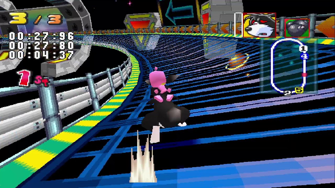Bomberman Fantasy Race (JP ver.) PS1 Longplay - Okay Kart Racing Game