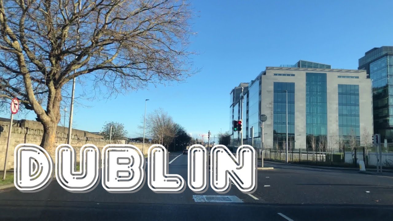 Driving tour of Dublin, Ireland|Dublin During Lockdown Level 5|1st Drive of 2021|travel with Atiq