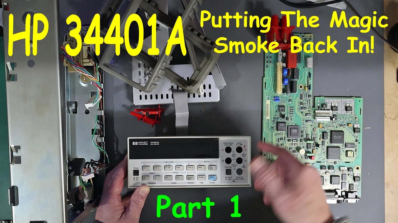 Ремонт цифрового мультиметра Uni-Byte 0316 - HP34401A с 6,5 разрядами: Часть 1
