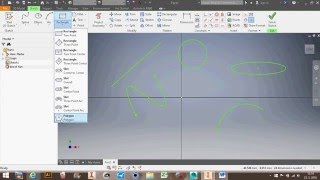 Autodesk Inventor 2017 for beginners #1 2D Sketch