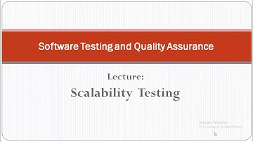 What is scalability testing in software testing
