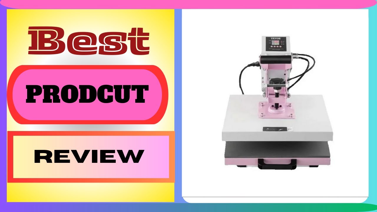 SucceBuy Heat Press 15 x 15 in Heat Press Machine Slide Out Heat Transfer Machine Fast Even