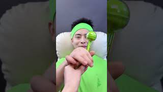 Green skin care #funny #immersivevisuals #memes