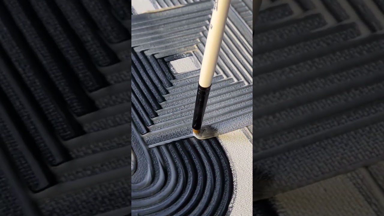 Grey acrylic painting 