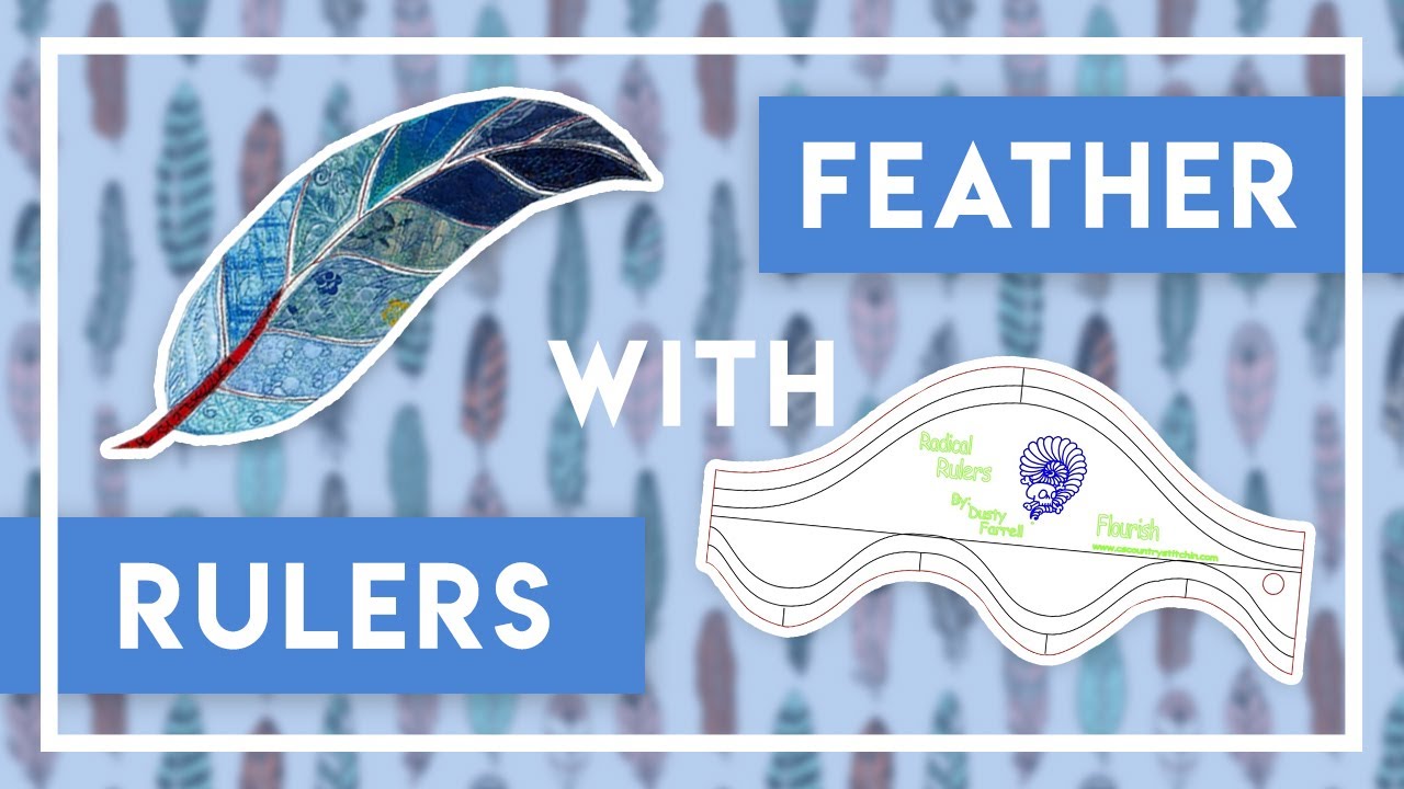 How To Use Farrell's Feathers Template & Rulers On Your Home Machine ...