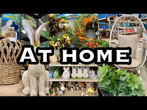 Video: AT HOME STORE EASTER & SPRING DECOR 2023 • SHOP WITH WITH